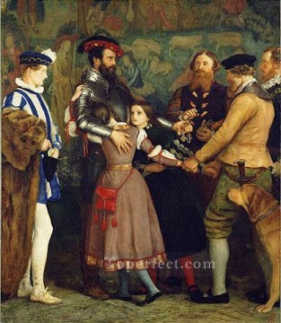  Pre Painting - The Ransom Pre Raphaelite John Everett Millais